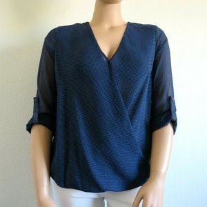 KUT fromt the KLOTH Jeans Women's Jasmine Surplice Blouse NWT